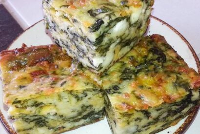 Thumbnail for GREEK SPINACH AND CHEESE QUICHE SQUARES