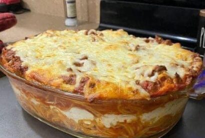 Thumbnail for Million Dollar Spaghetti Casserole Recipe