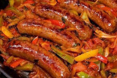 Thumbnail for Italian Sausage, Peppers, and Onions Recipe