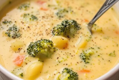 Thumbnail for Cheddar Broccoli Potato Soup