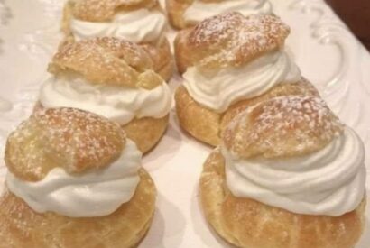 Thumbnail for Mom’s Famous Cream Puffs Recipe