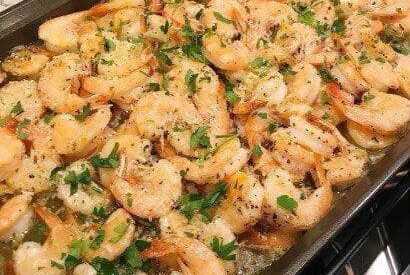 Thumbnail for Garlic Parmesan Roasted Shrimp Recipe