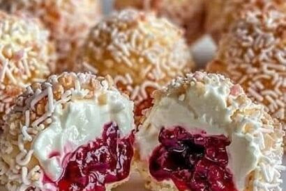 Thumbnail for Irresistible Cream and Berry-Filled Pastry Balls