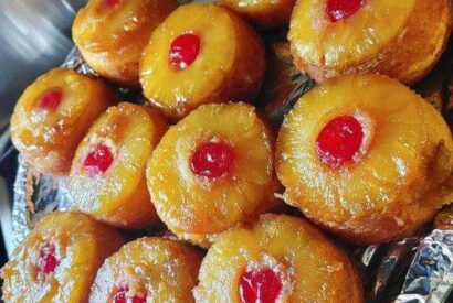 Thumbnail for Mini Pineapple Upside-Down Cakes