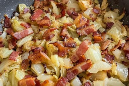 Thumbnail for Fried Cabbage with Bacon and Onion Recipe