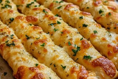 Thumbnail for Cheesy Garlic Breadsticks – The Ultimate Crowd-Pleaser