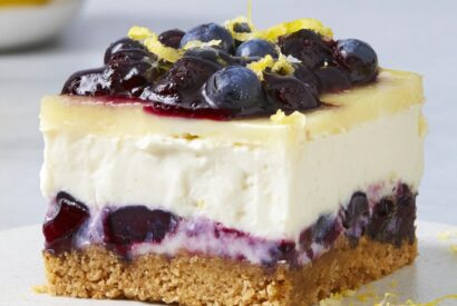 Thumbnail for Lemon Blueberry Delight (No-Bake!)
