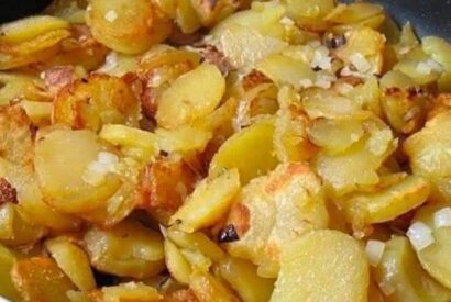 Thumbnail for Crispy Oven-Fried Potatoes and Onions