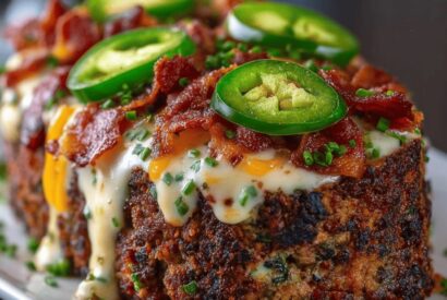 Thumbnail for Smoky Jalapeño Popper Meatloaf