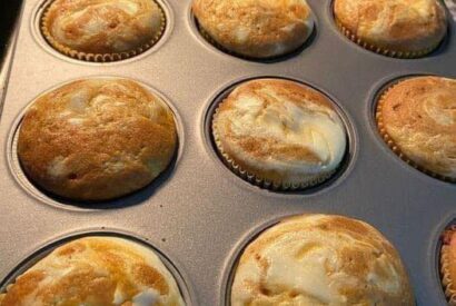 Thumbnail for Pumpkin Cream Cheese Swirl Muffins Recipe