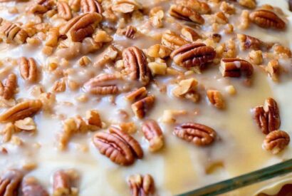 Thumbnail for Pecan Praline Cake Recipe