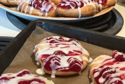 Thumbnail for Mini Cherry Cheese Danishes Recipe